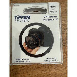 Tiffen Filters 49mm UV Lens Filter 49 mm Protector Protection 99658 Made in USA